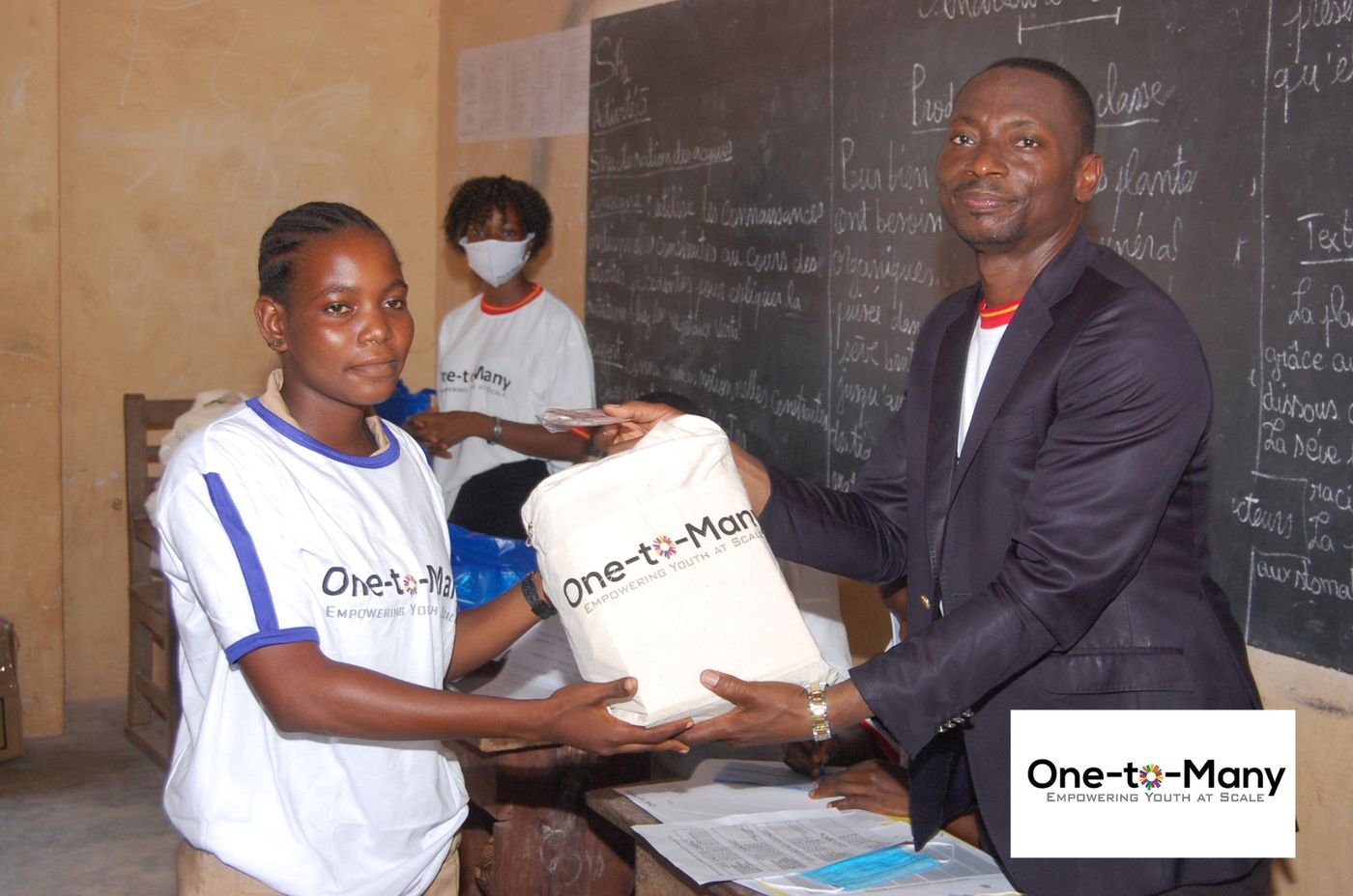 Student with bag